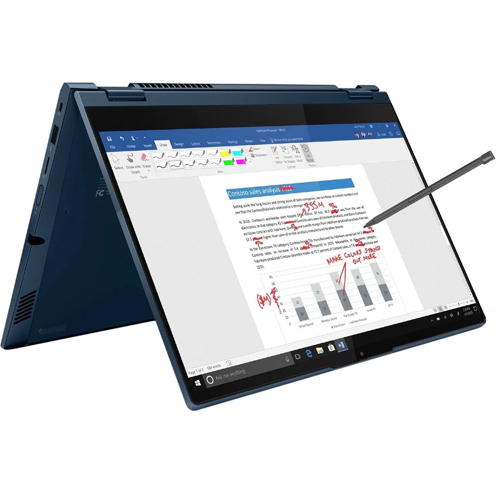 Ноутбук Lenovo Thinkbook 14s Yoga Blue 20WE0021RU 10569000₽