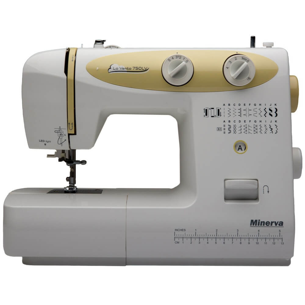 Швейная машинка Minerva La Vento 750LV, цвет золотой