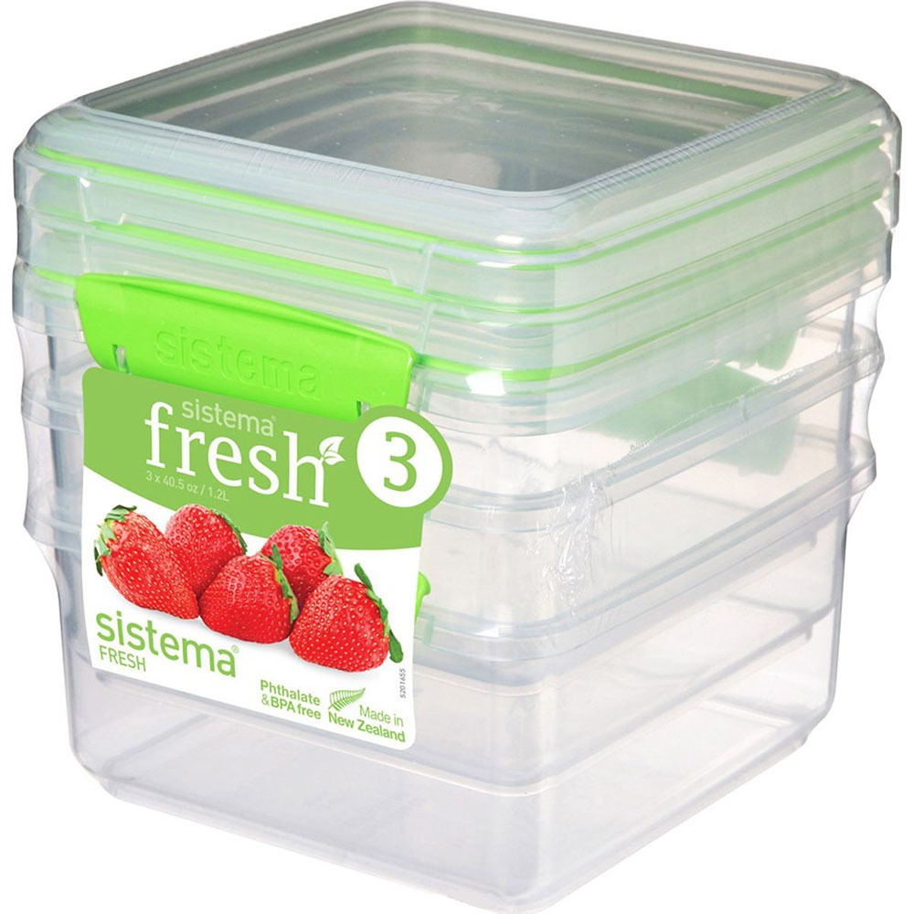 Набор контейнеров для еды Sistema Fresh 951630