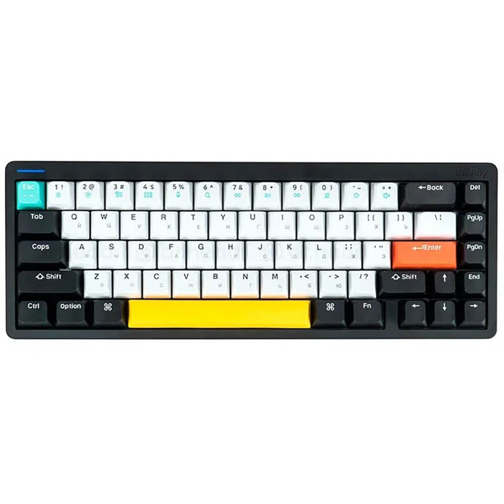 Клавиатура NuPhy Halo65 Rose Glacier Switch (Halo65-RU-B-14), цвет чёрный