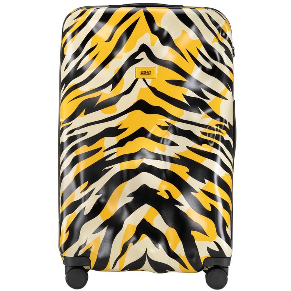 Чемодан Crash Baggage Icon Large тигровый камуфляж (CB163 034), цвет жёлтый Icon Large тигровый камуфляж (CB163 034) - фото 1