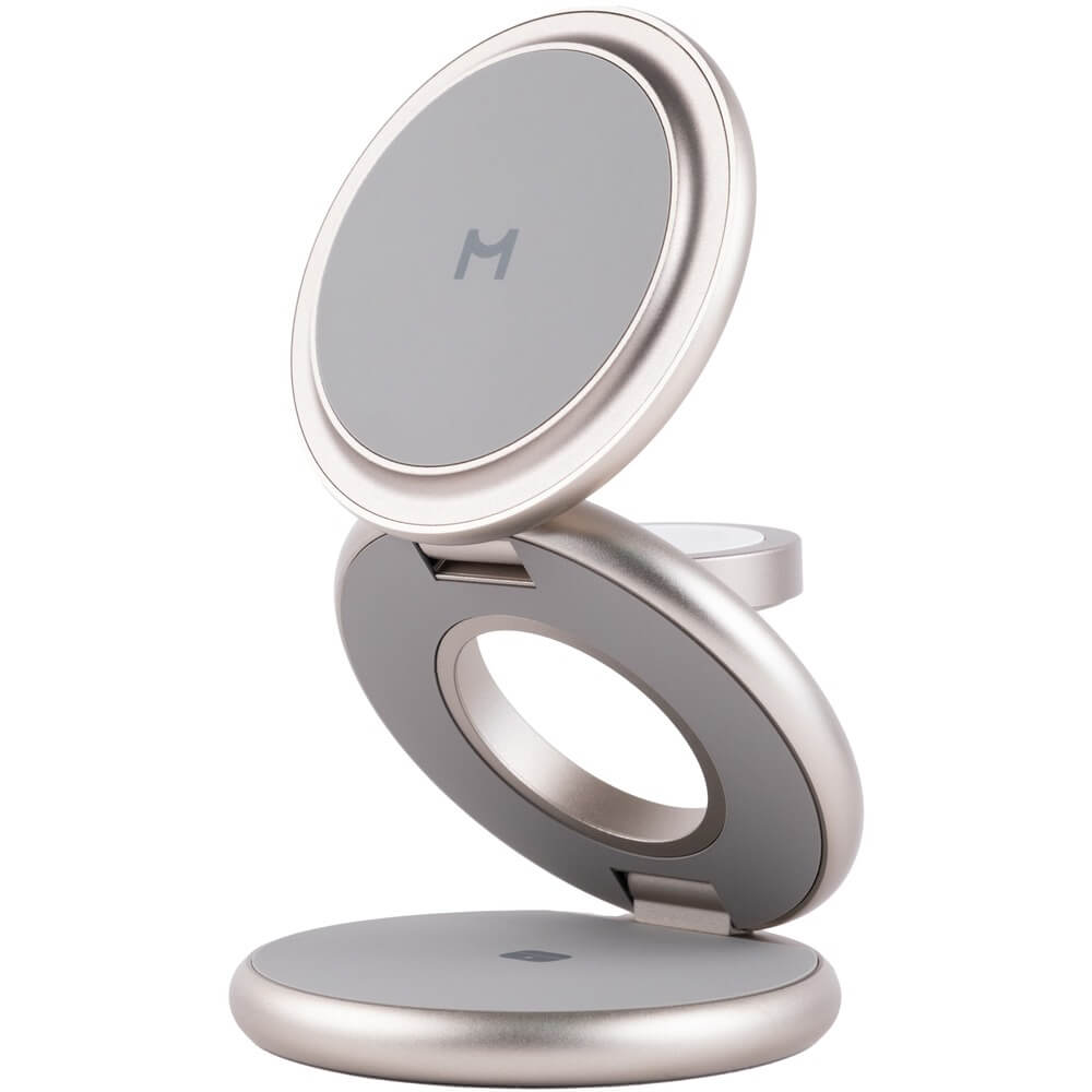 Беспроводное зарядное устройство Magssory Disc Signature Edition 3 в 1 Titan (WCH053t)