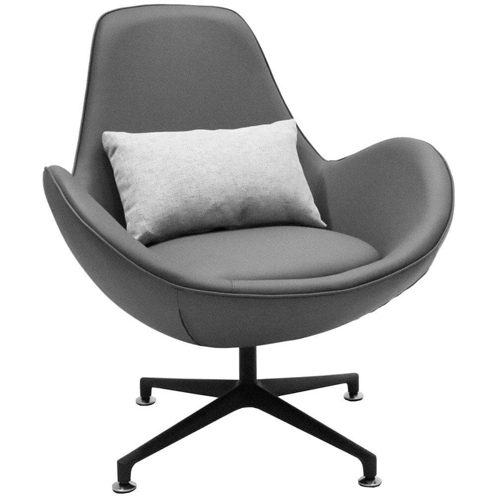 Кресло Bradex Home Oscar FR 0672, цвет серый