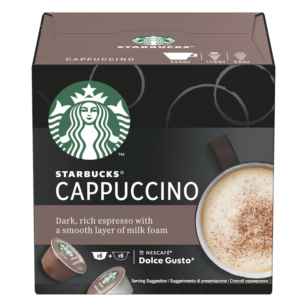 Капсулы для кофемашин Starbucks Cappuccino