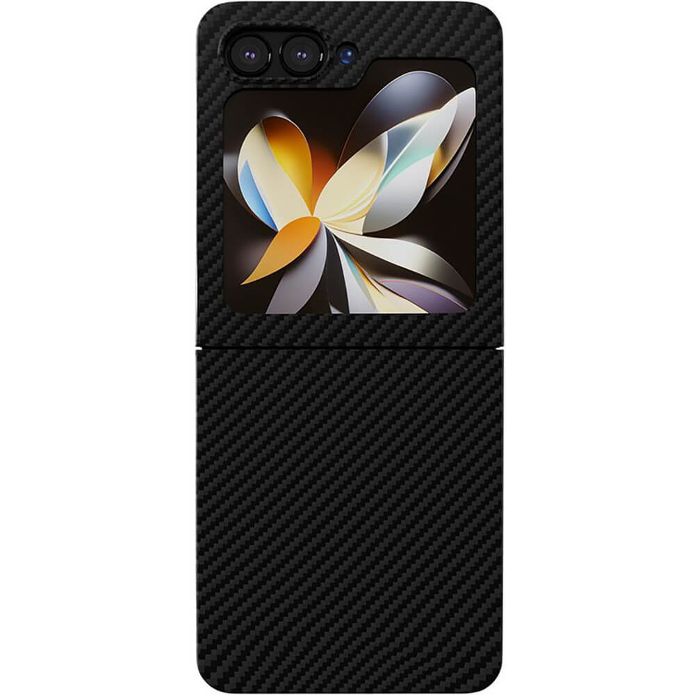 Чехол VLP Kevlar Case для Samsung Galaxy Z Flip 5 чёрный