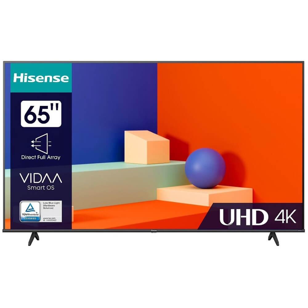 Телевизор Hisense 65A6K, цвет чёрный - фото 1