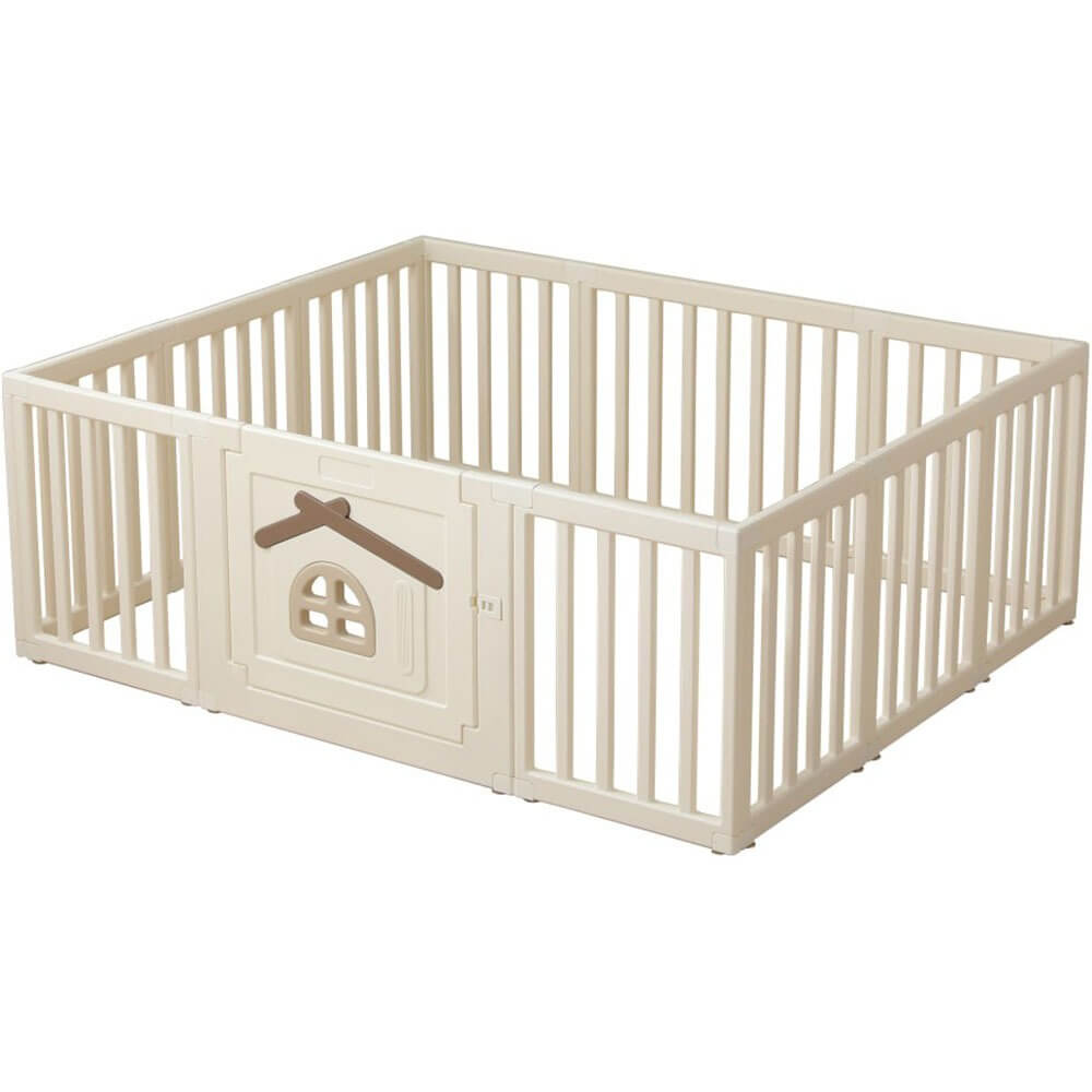 Детский манеж UNIX Kids Classic Tree House 180x200 Camel PPCL12CL