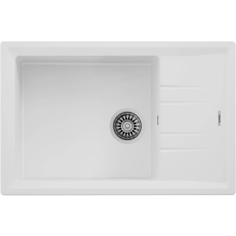 Мойка для кухни Teka Stone 60 S-TG 1B 1D White