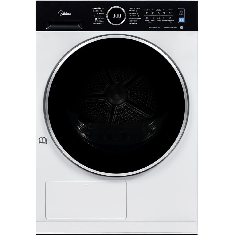 Стирально-сушильная машина Midea MF205D80WB/W-RU