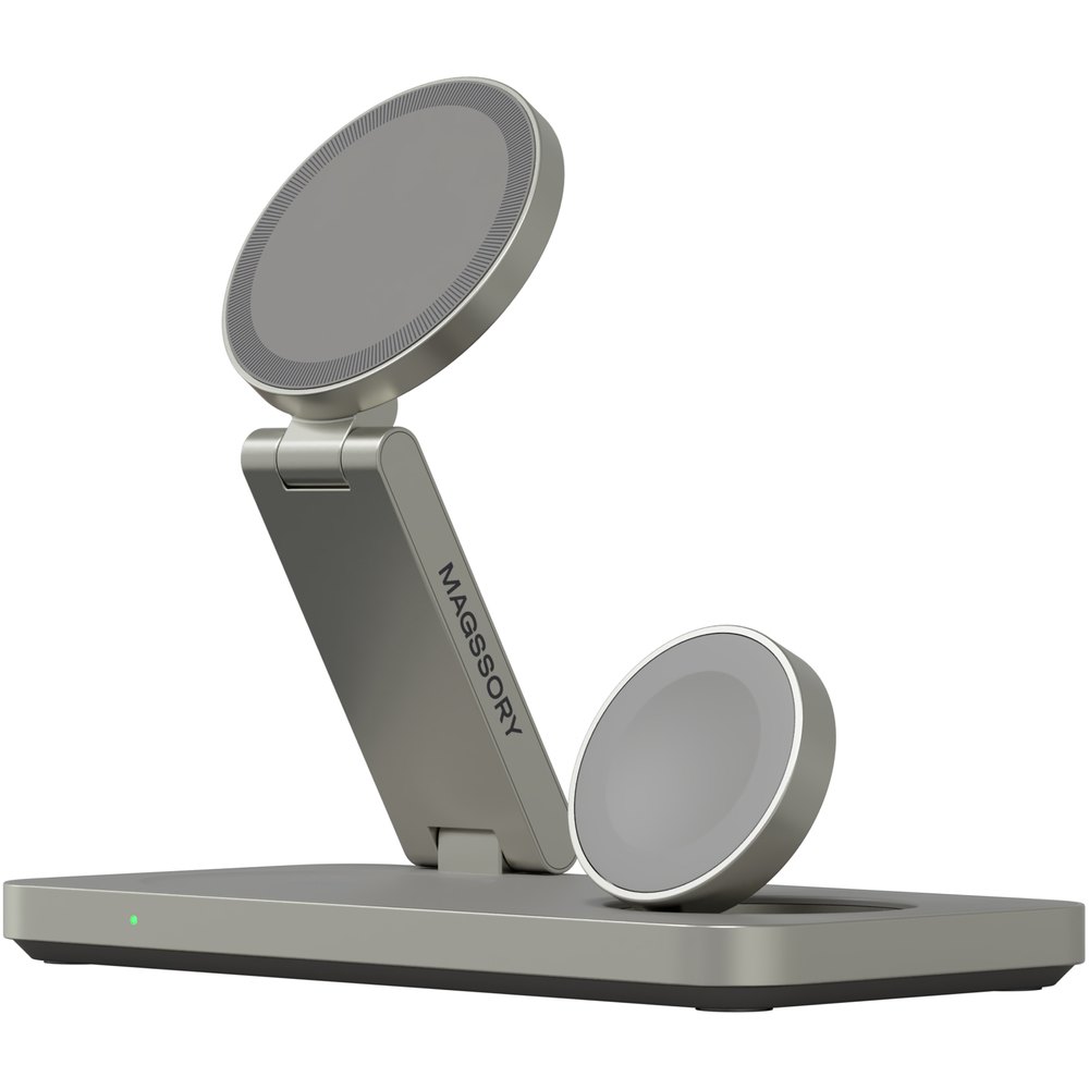 Беспроводное зарядное устройство Magssory Yoga для Apple 3 в 1 с Qi2 (WCH016t)