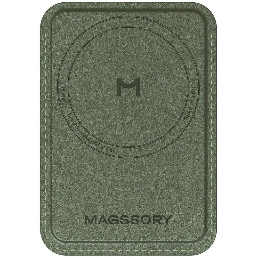 Картхолдер Magssory Duo Magnetic Kickstand Wallet с Magsafe хаки