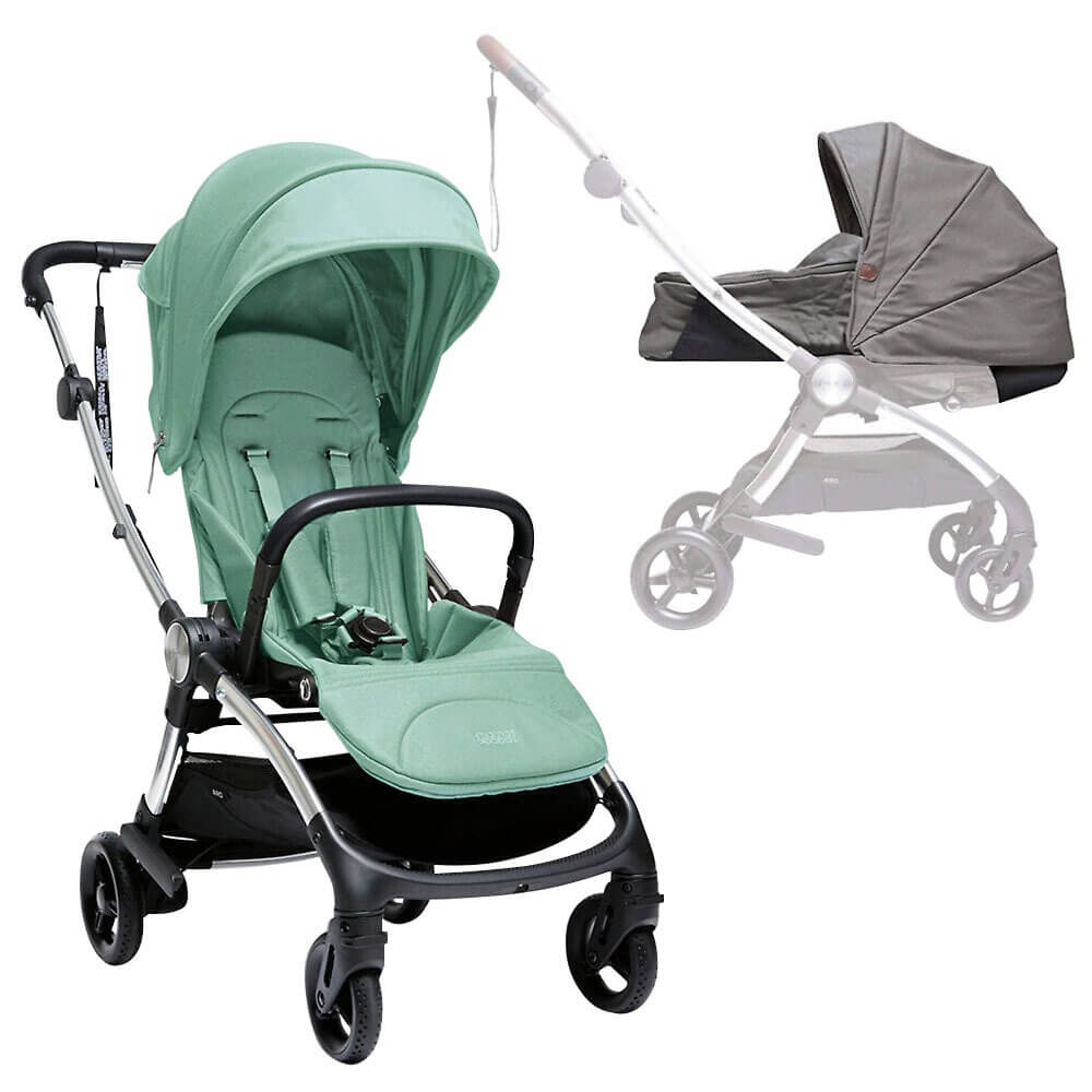 Детская коляска Mamas & Papas Airo Grey Mint 2в1, цвет мятный - фото 1