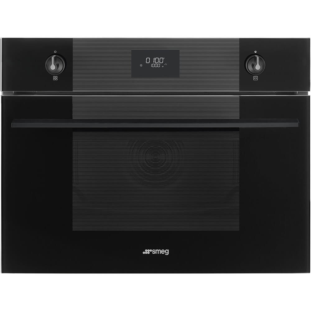 Встраиваемая микроволновая печь Smeg SO4101M0B3 Linea