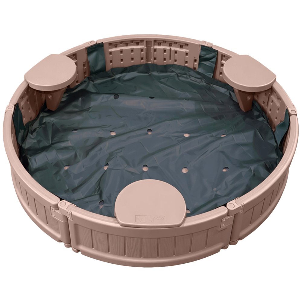 Песочница UNIX Kids Round 120 коричневый (SDBROUND120BN)