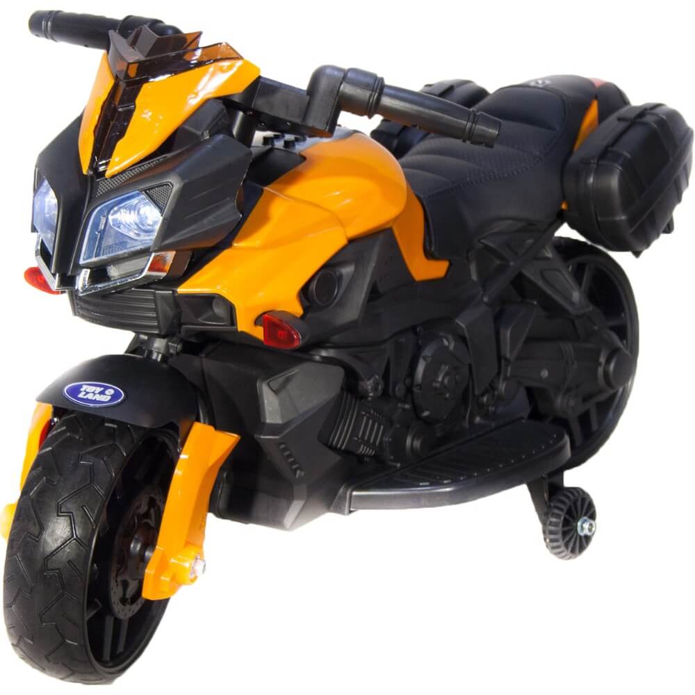 Детский электромотоцикл Toyland Minimoto JC919 оранжевый