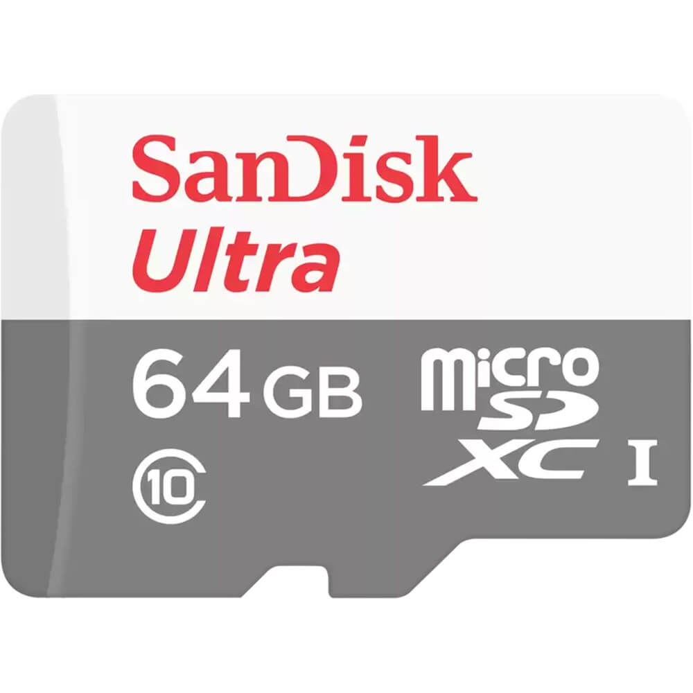 Карта памяти SanDisk Ultra 64 ГБ (SDSQUNR-064G-GN3MN)