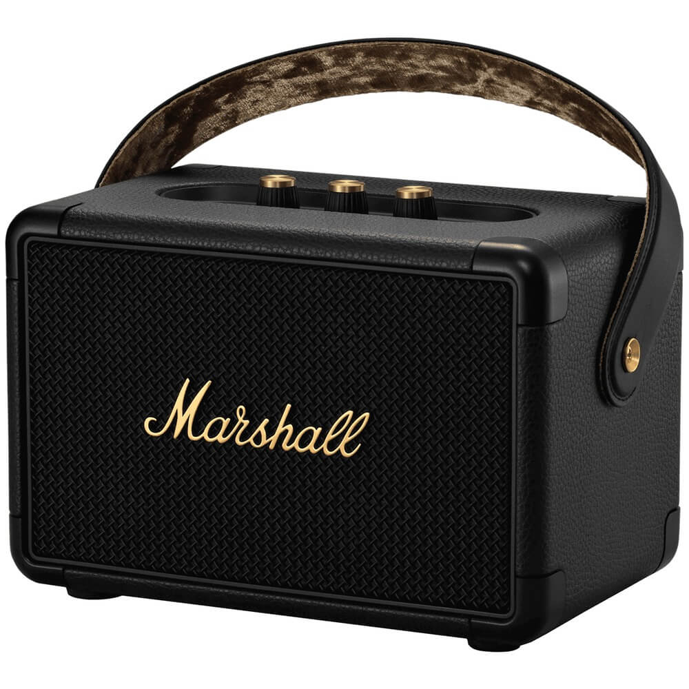 Портативная акустика Marshall Kilburn II Black and Brass, цвет чёрный - фото 1