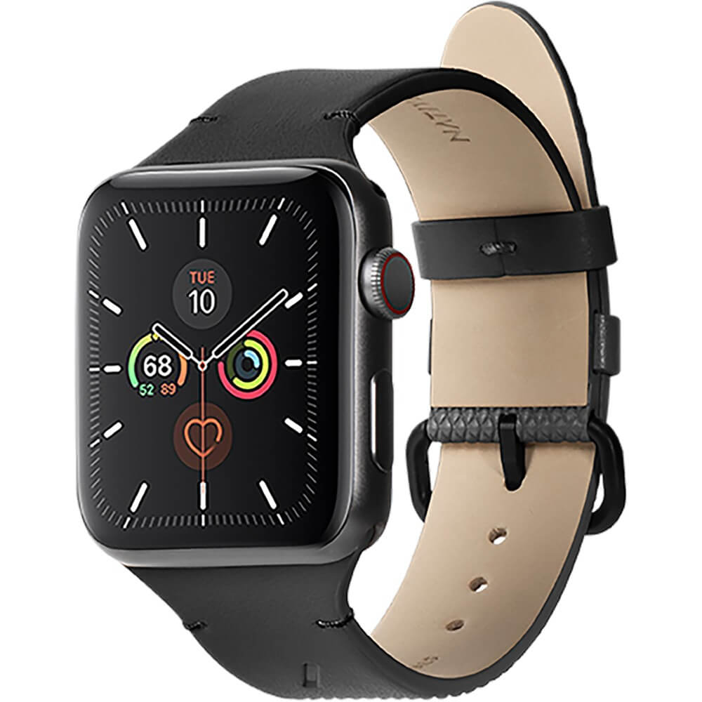Ремешок для умных часов Native Union Classic Strap для Apple Watch 38/40 мм чёрный