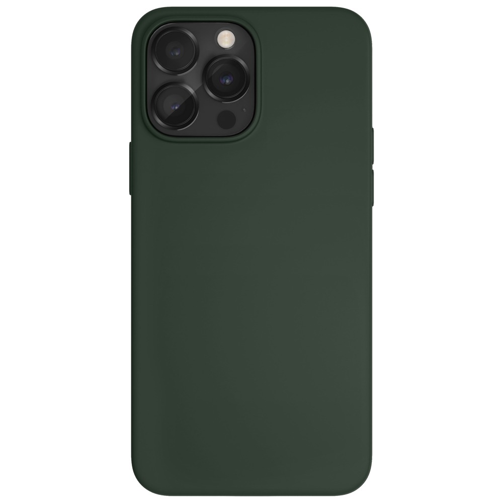 Чехол VLP Liquid Silicone MagSafe для iPhone 14 Pro Max, тёмно-зеленый