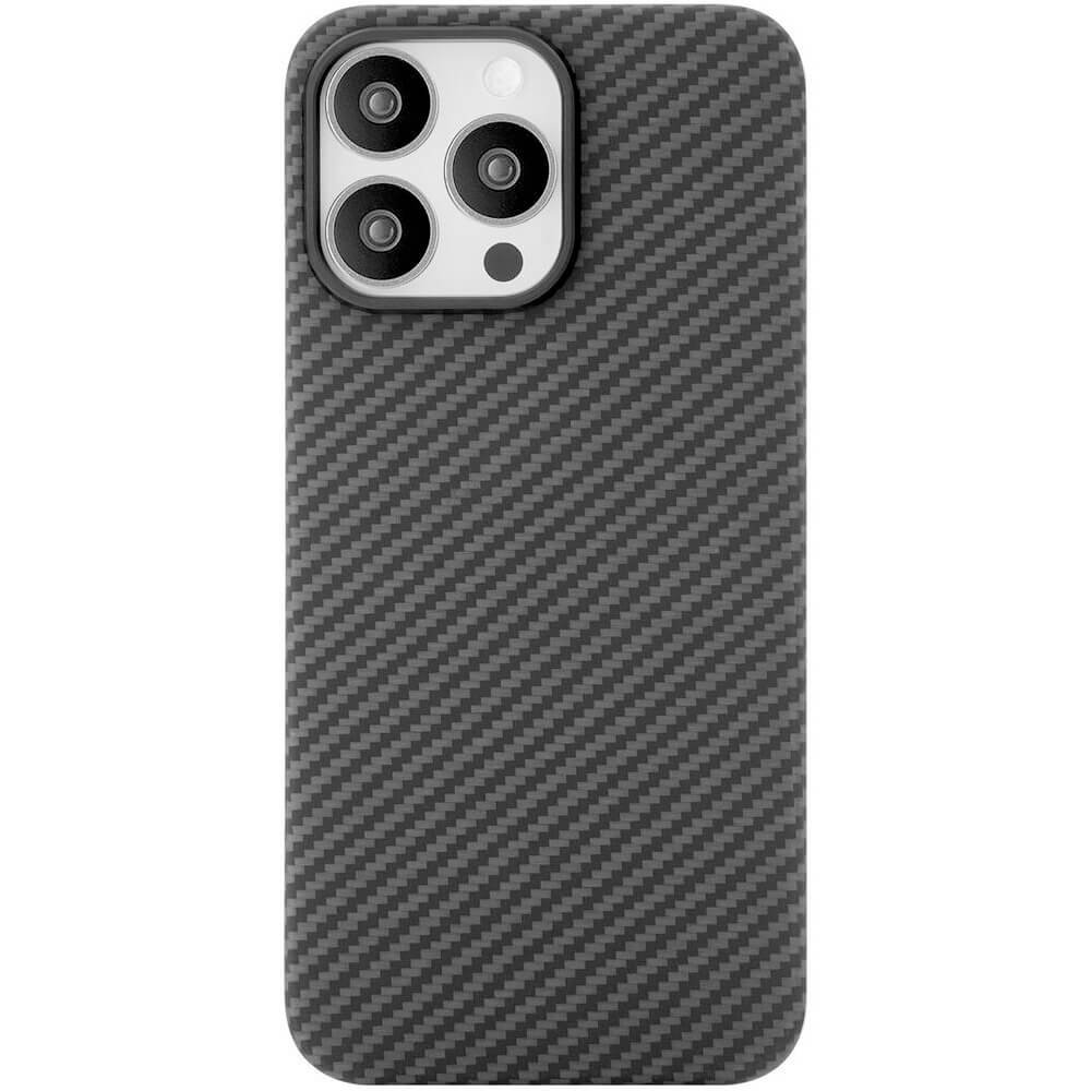 Чехол uBear Supreme Kevlar Case для iPhone 15 Pro Max с MagSafe чёрный