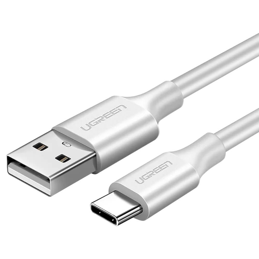 Кабель Ugreen 60121 USB-USB Type-C 1 м, белый