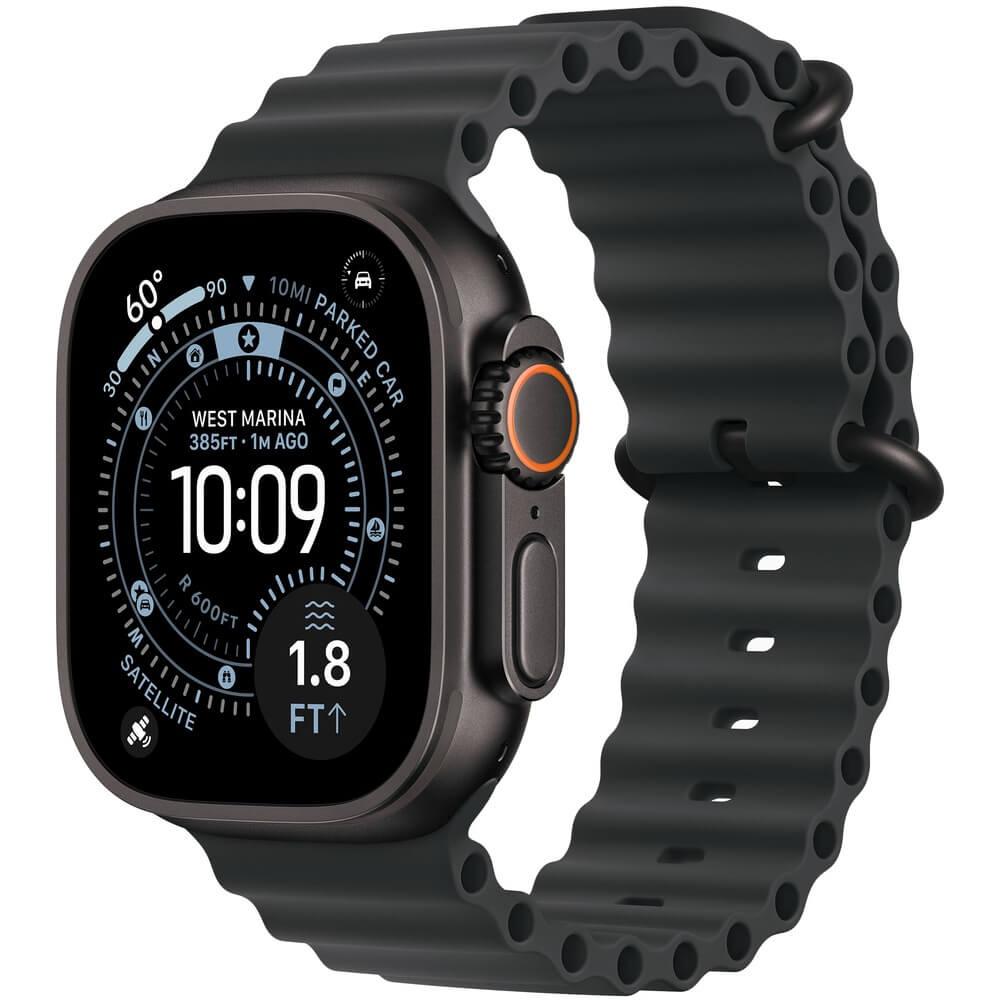 Смарт-часы Apple Watch Ultra 3 49 мм Black, Ocean Band чёрный