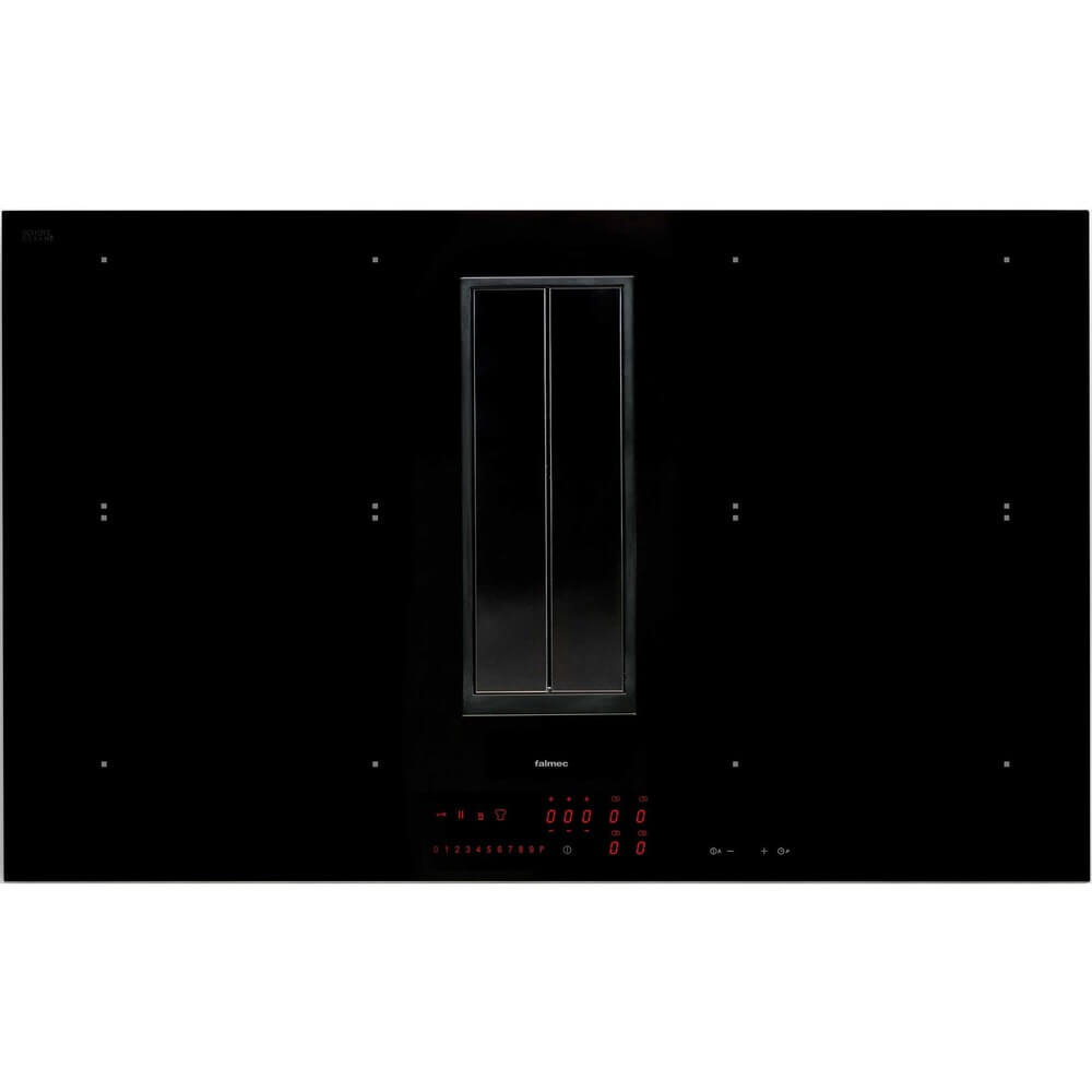 Варочная поверхность с вытяжкой Falmec Quantum Pro Easy 90 Vetro Nero