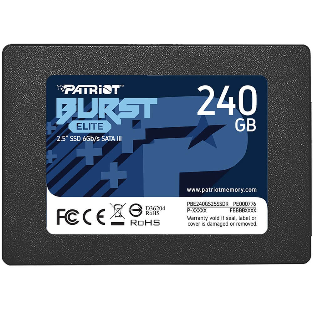 Жесткий диск Patriot 240GB Burst Elite (PBE240GS25SSDR))