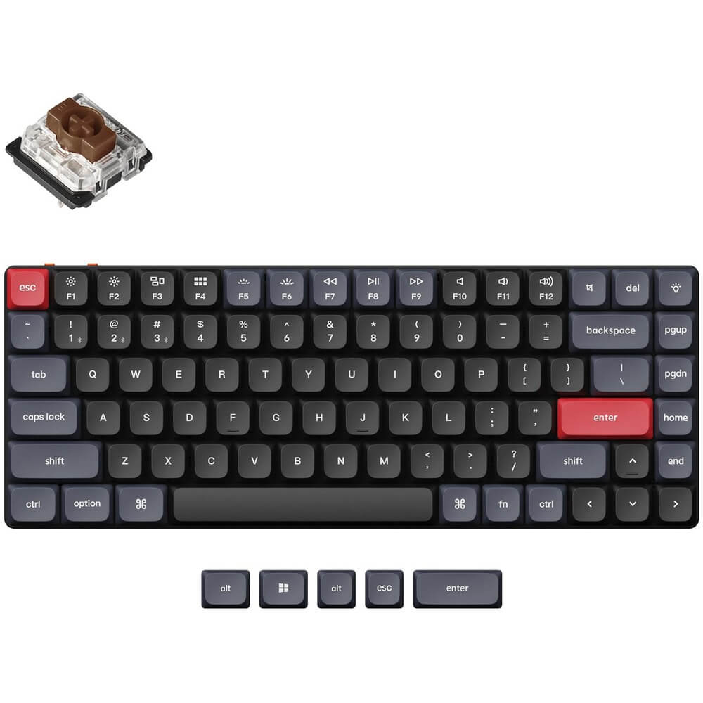 Клавиатура Keychron K3 Pro QMK, Gateron Brown Switch (K3P-H3), цвет чёрный