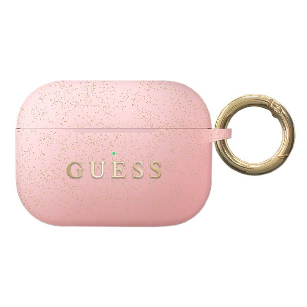 Чехол для AirPods Guess Silicone Case светло-розовый