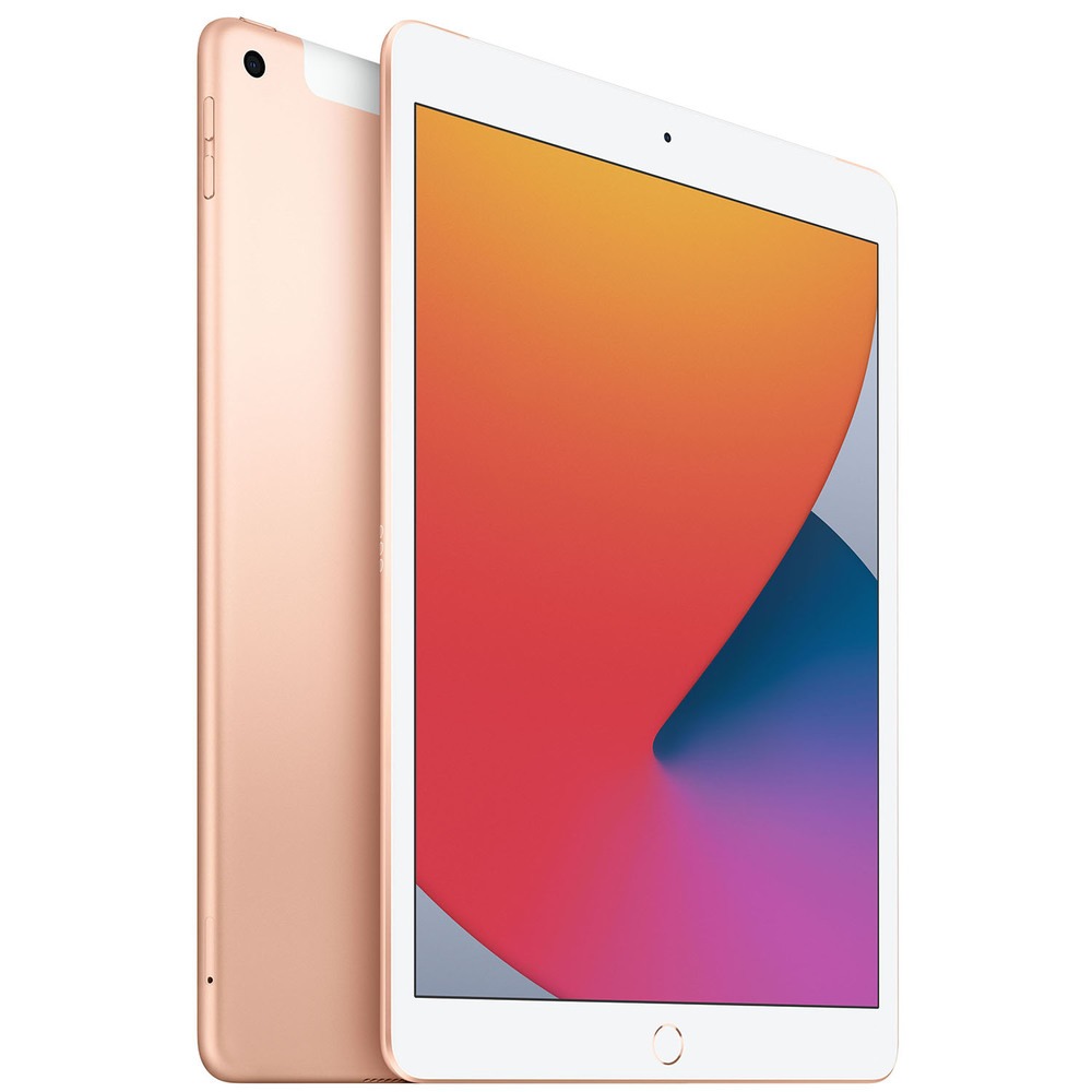 Планшет Apple iPad (2020) 10.2 Wi-Fi+Cellular 128GB золотой iPad (2020) 10.2 Wi-Fi+Cellular 128GB золотой - фото 1