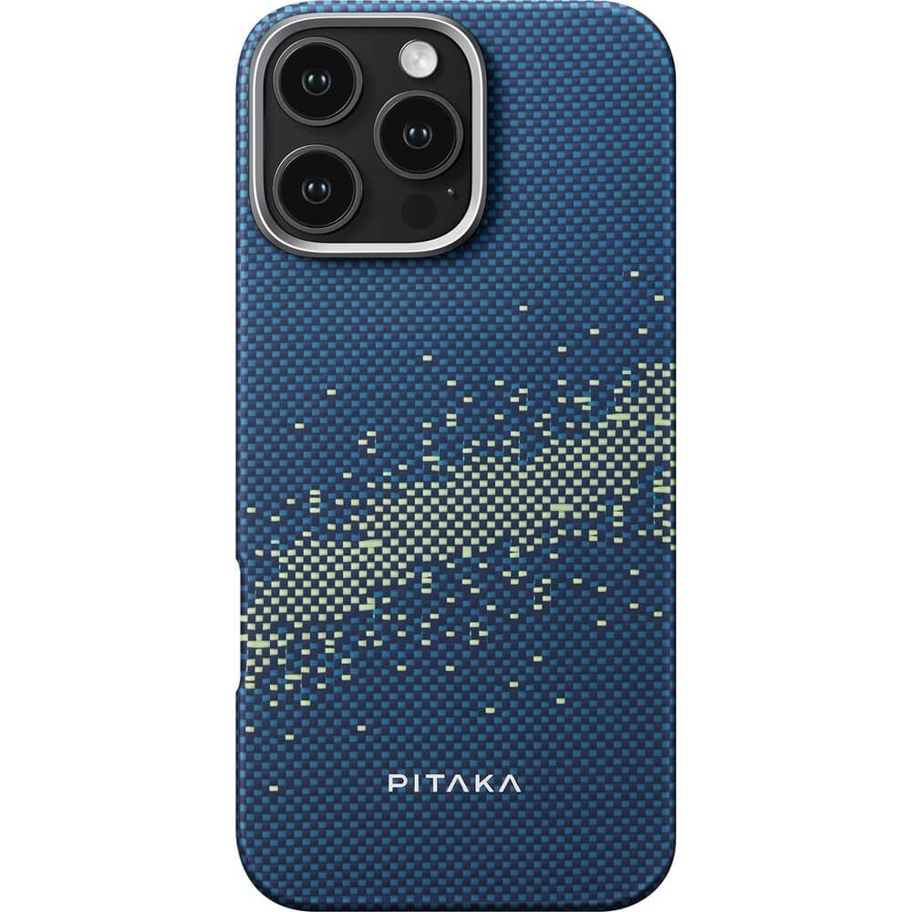 Чехол Pitaka StarPeak Tactile Woven case для iPhone 16 Pro Max Milky Way Galaxy (KI1602PMYG)