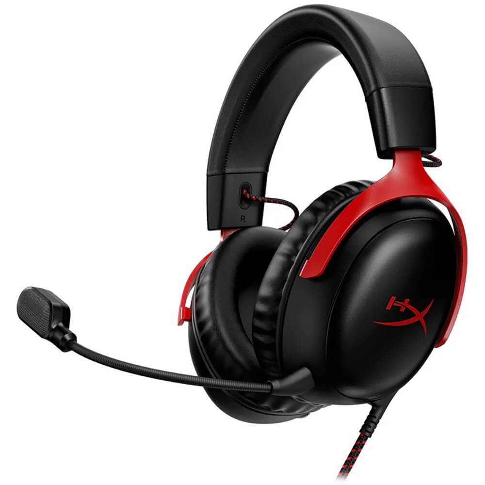 Компьютерная гарнитура HyperX Cloud III чёрный/красный (727A9AA)