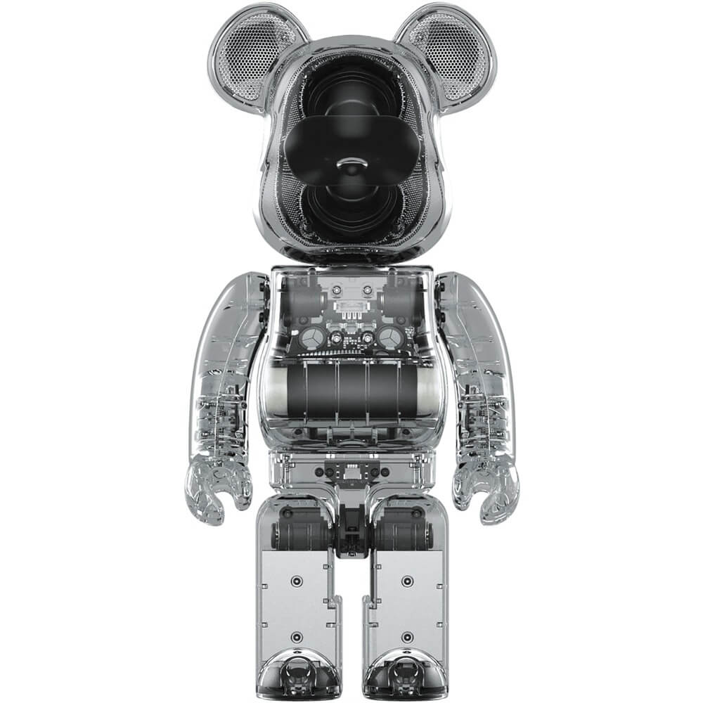 Портативная акустика Medicom Toy Bearbrick Audio 400 Portable прозрачный 179000₽