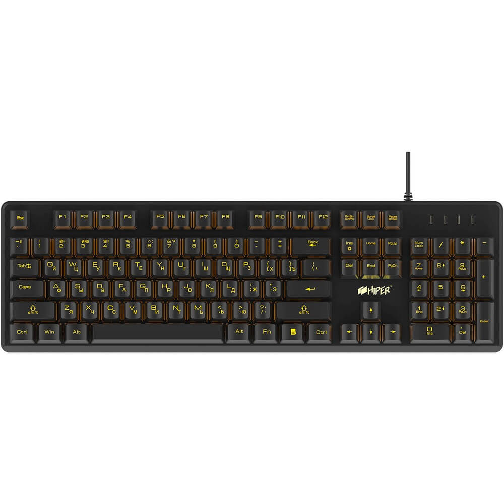 Клавиатура Hiper GK-4 CRUSIDER чёрная
