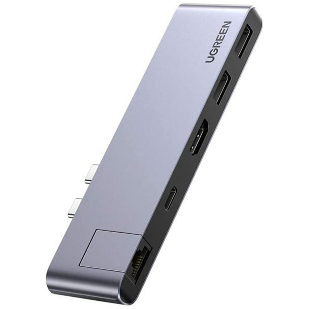 USB разветвитель Ugreen для MacBook, серый (50984) для MacBook, серый (50984) - фото 1