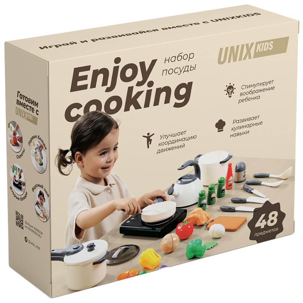 Набор посуды UNIX Kids PDISH48WH