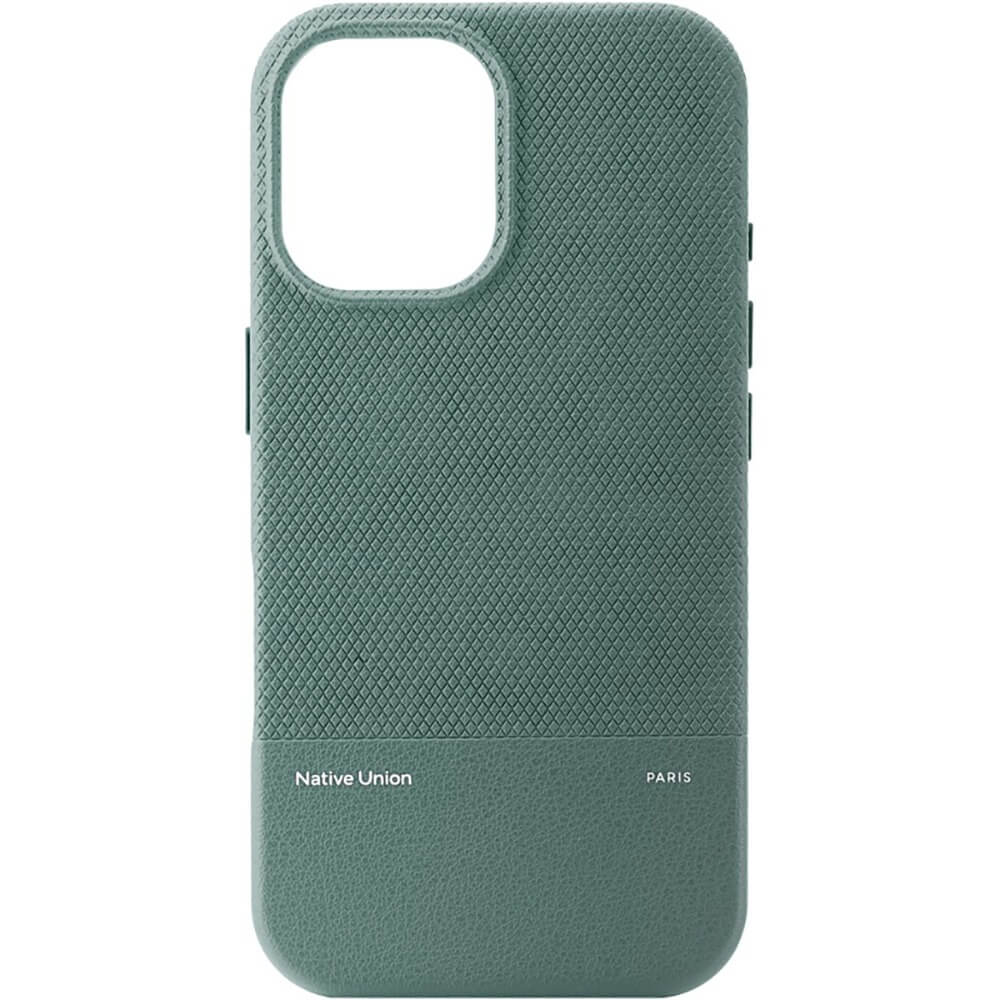Чехол Native Union (RE)Classic Case MagSafe для iPhone 16 зелёный