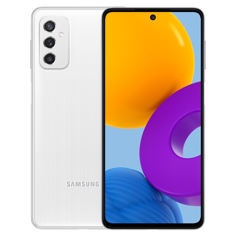 Смартфон Samsung Galaxy M52 128 ГБ белый