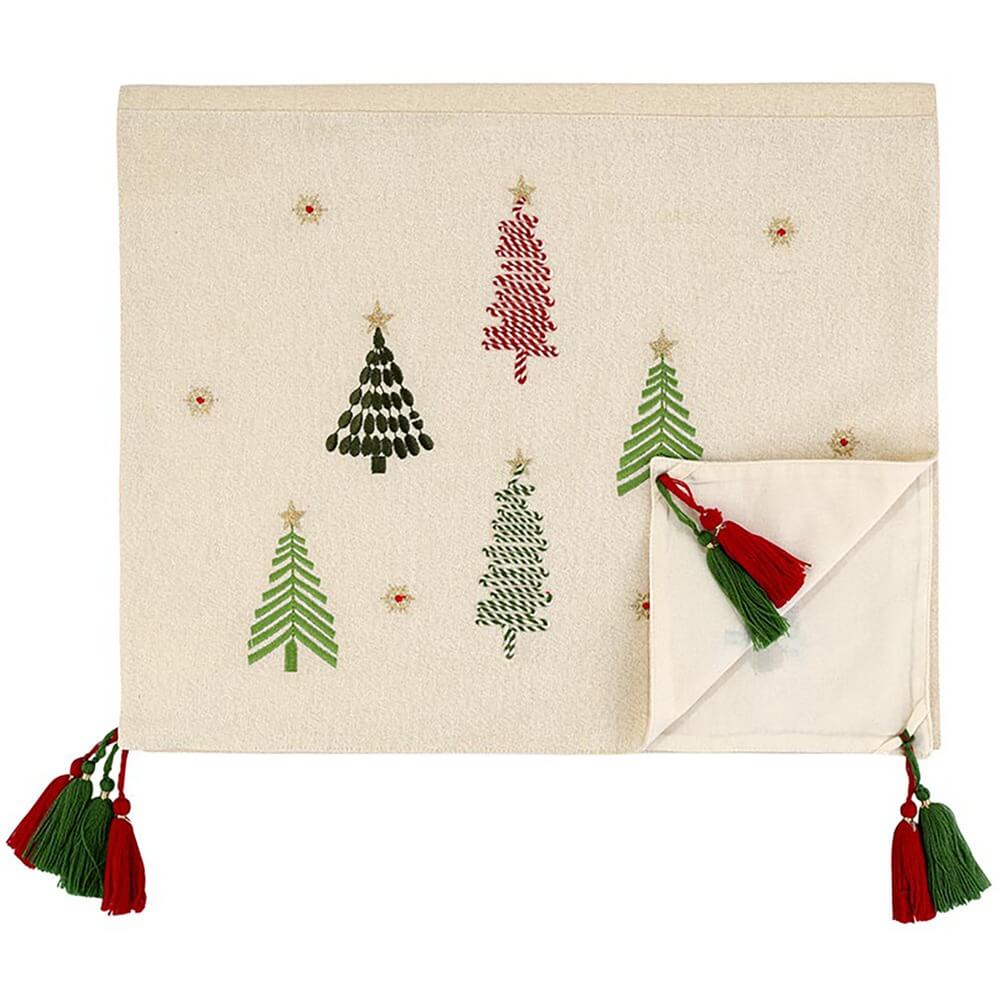 Дорожка на стол Tkano New Year Essential Frozen pines TK25-TR0011