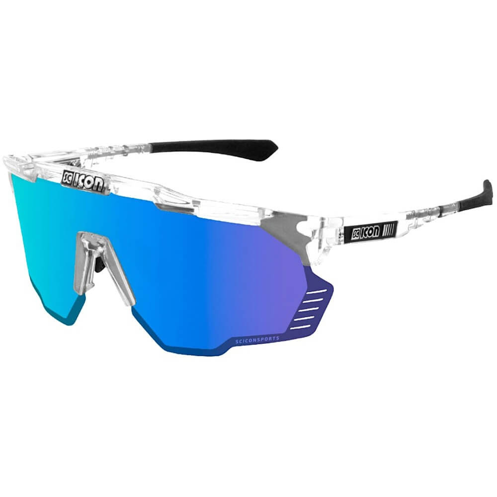 Спортивные очки Scicon Aeroshade Kunken Crystal Gloss/Multimirror Blue