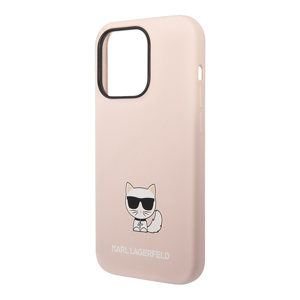 Чехол Karl Lagerfeld для iPhone 14 Pro Max, розовый (KLHCP14XSLCTPI)