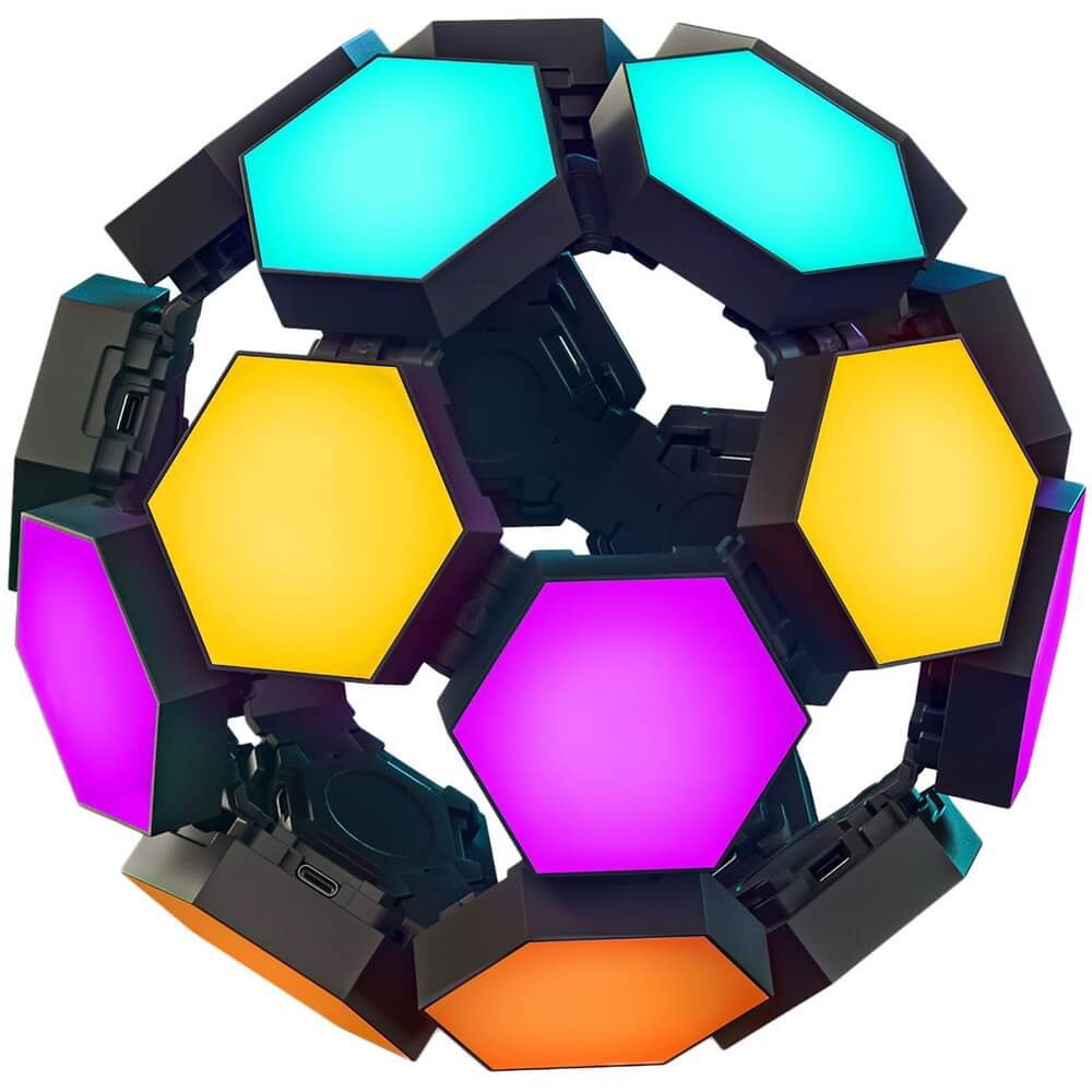 Умные светодиодные панели SYRO Bricks Dyson Sphere Kit 20 ламп чёрный (LS-B3B)