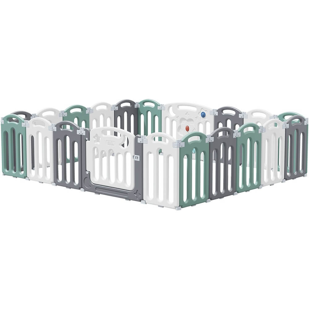 Детский манеж UNIX Kids Simple 225x188 Color PPSI18GGW