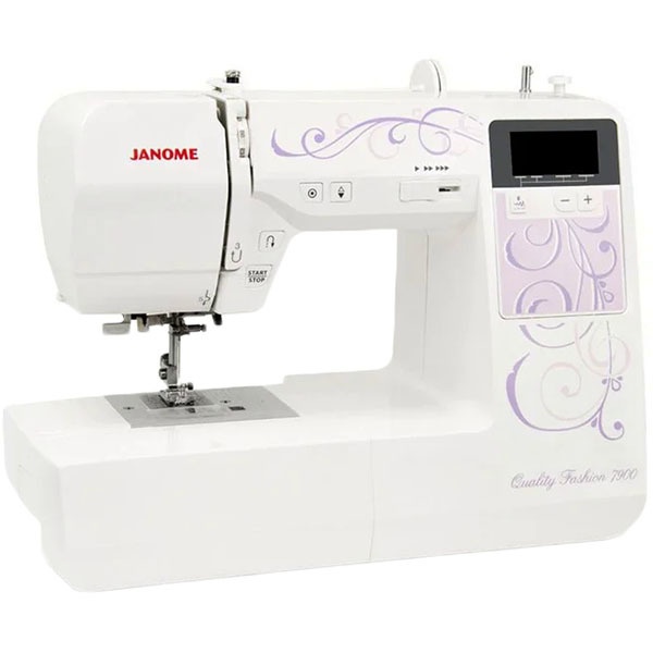 Швейная машинка Janome QF 7900, цвет белый - фото 1