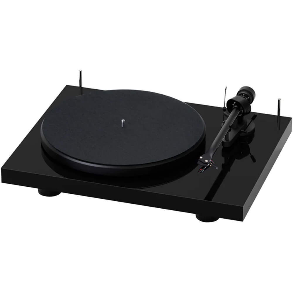 Проигрыватель виниловых пластинок Pro-Ject Debut E Phono High Gloss Black OM5e, цвет чёрный