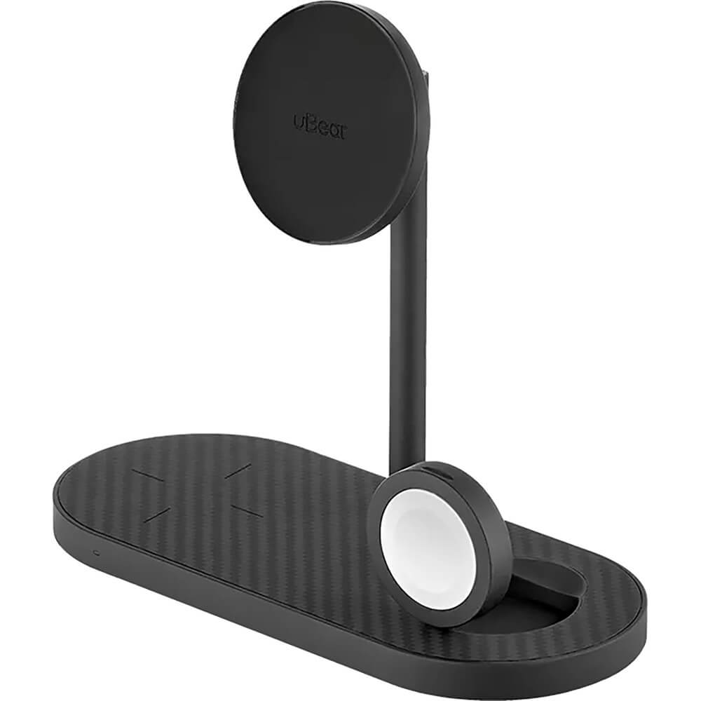 Беспроводное зарядное устройство uBear Stage Supreme 3in1 чёрный WL16BL31-AW 14490₽