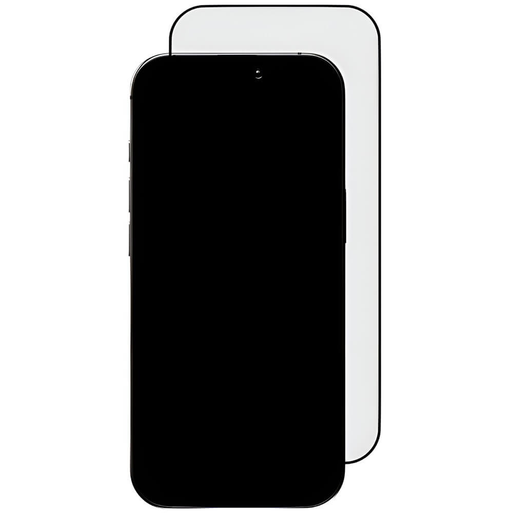 Защитное стекло uBear Extreme Nano AR Shield для iPhone Air чёрная рамка