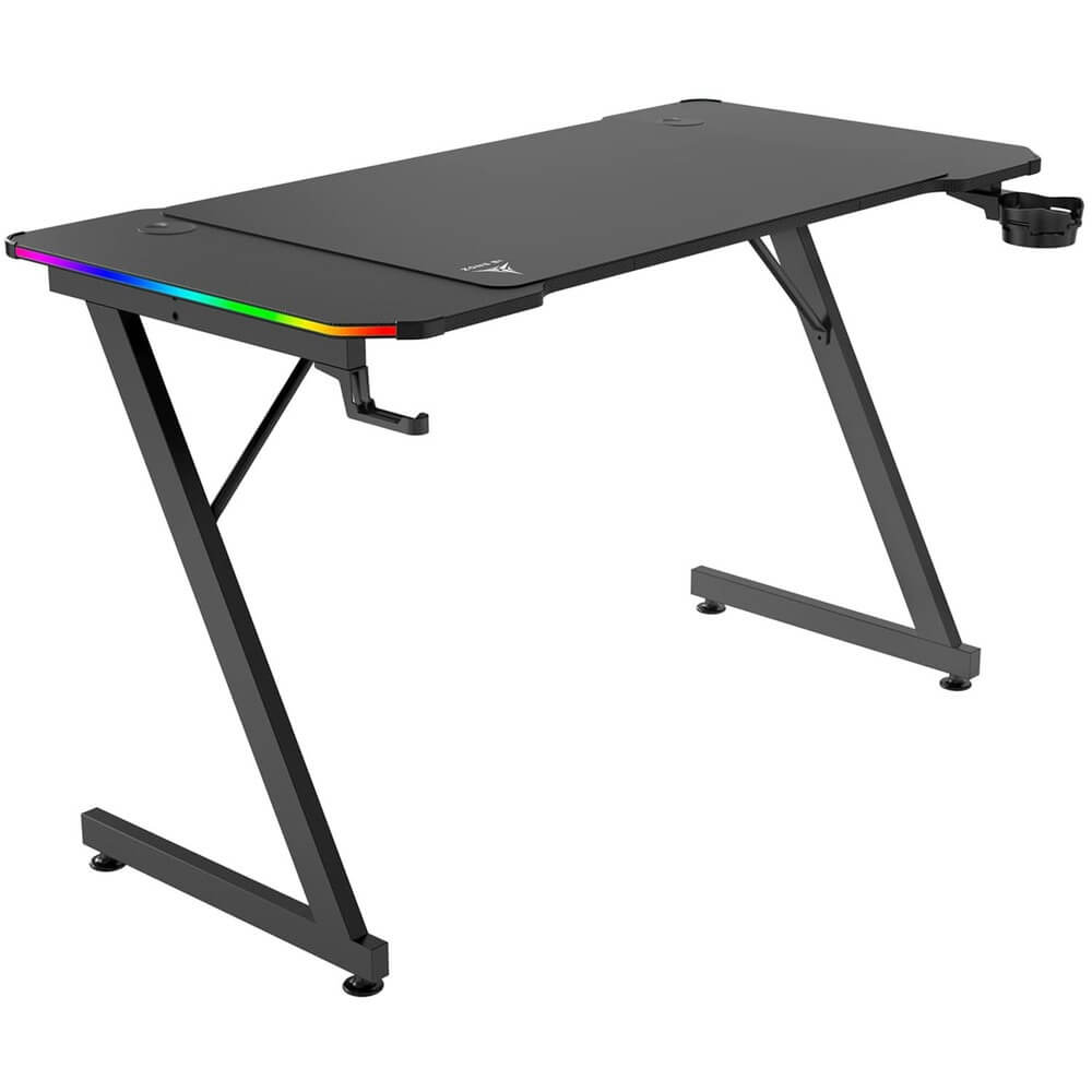 Компьютерный стол ZONE 51 Trine 120 RGB Black (Z51-T2R-BK)