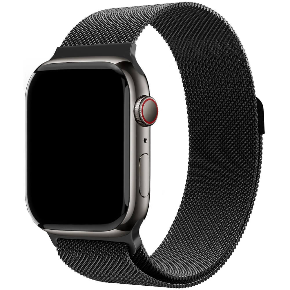 Ремешок для умных часов uBear Spark для Apple Watch M/L чёрный (WB02BL02ML-AW)